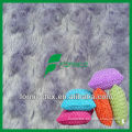 100% polyester knitted pv plush emboss swirl rose plush fabric